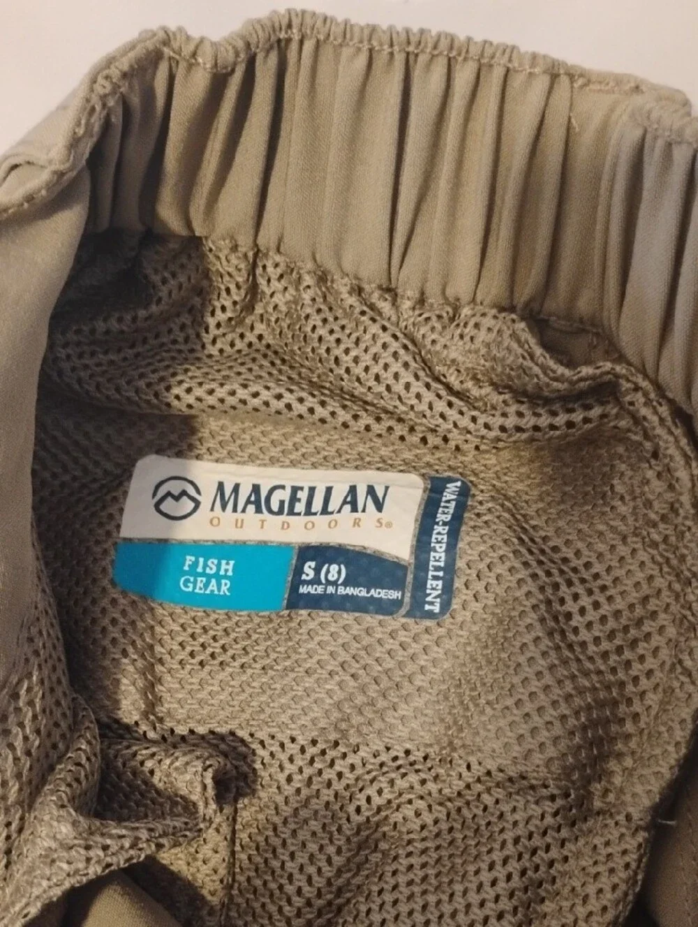Magellan Outdoors Fish Gear Boys Convertible Cargo Pants Khaki Youth Small 8